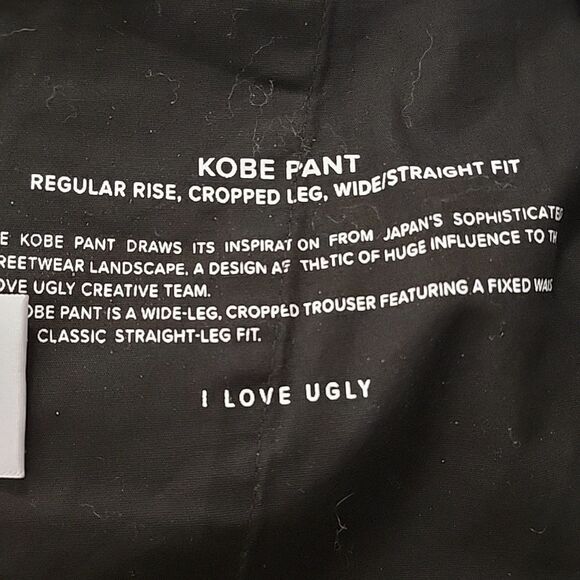 I Love Ugly Kobe Pant in Black/White Check - Picture 8 of 9